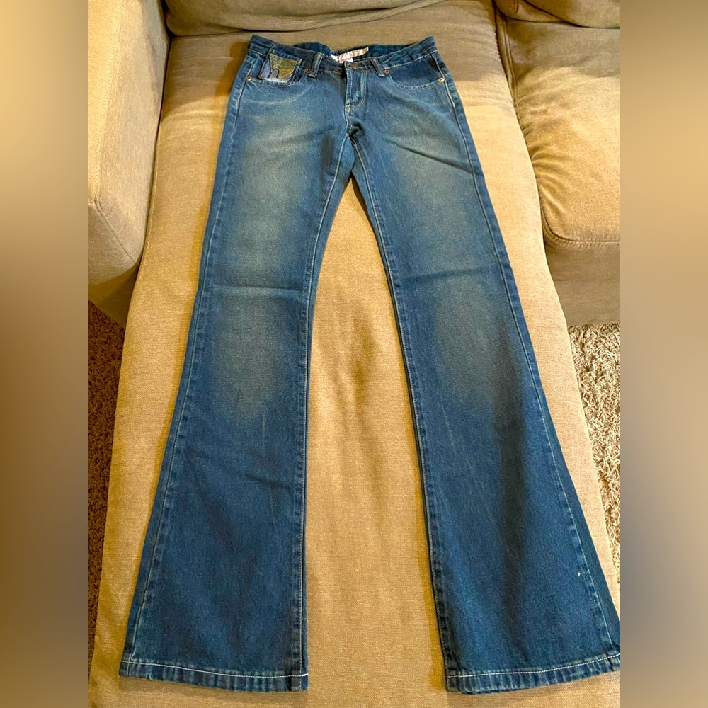 Fancy Collection Jeans Size 25 Bootcut, Inseam 33 inches New Dark Wash FC88079
